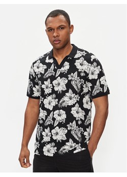 Jack&Jones Polo Guru 12250733 Czarny Standard Fit ze sklepu MODIVO w kategorii T-shirty męskie - zdjęcie 181135086