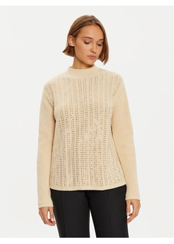 LOLA CASADEMUNT Sweter LF2411010 Écru Regular Fit ze sklepu MODIVO w kategorii Swetry damskie - zdjęcie 181135099