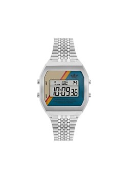 adidas Zegarek Originals Street Digital Two AOST23556 Srebrny ze sklepu MODIVO w kategorii Zegarki - zdjęcie 181135155