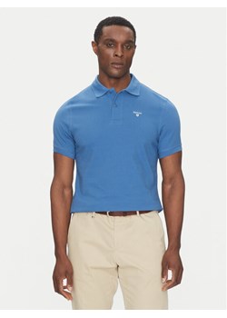Barbour Polo Original Sports MML0358BU67 Niebieski Tailored Fit ze sklepu MODIVO w kategorii T-shirty męskie - zdjęcie 181135205