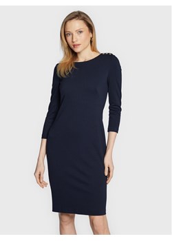Lauren Ralph Lauren Sukienka codzienna 250863910002 Granatowy Regular Fit ze sklepu MODIVO w kategorii Sukienki - zdjęcie 181135218