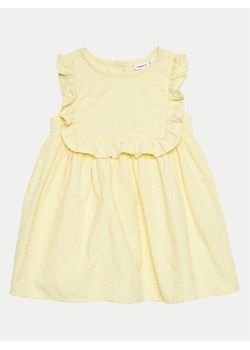 NAME IT Sukienka letnia Delana 13227285 Żółty Regular Fit ze sklepu MODIVO w kategorii Sukienki niemowlęce - zdjęcie 181135255