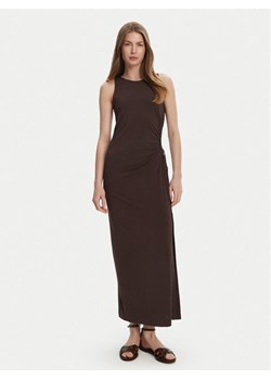 Max Mara Beachwear Sukienka letnia 2516621049650 Brązowy Regular Fit ze sklepu MODIVO w kategorii Sukienki - zdjęcie 181135278