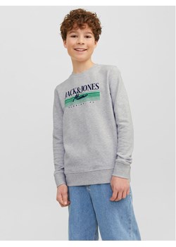 Jack&Jones Junior Bluza 12235502 Szary Standard Fit ze sklepu MODIVO w kategorii Bluzy chłopięce - zdjęcie 181135299