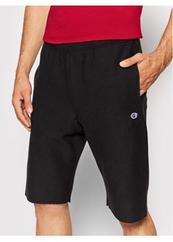 Champion Szorty sportowe Logo 216543 Czarny Custom Fit ze sklepu MODIVO w kategorii Spodenki męskie - zdjęcie 181135305