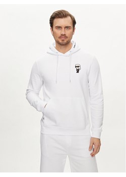 KARL LAGERFELD Bluza 705031 542900 Biały Regular Fit ze sklepu MODIVO w kategorii Bluzy męskie - zdjęcie 181135316
