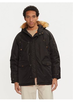Guess Parka M4BL22 WG932 Czarny Regular Fit ze sklepu MODIVO w kategorii Parki męskie - zdjęcie 181135526