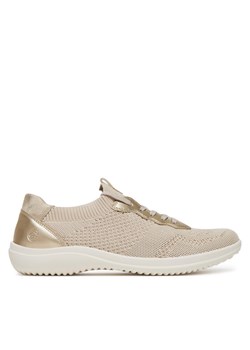 Remonte Sneakersy D1E05-60 Złoty ze sklepu MODIVO w kategorii Buty sportowe damskie - zdjęcie 181135669