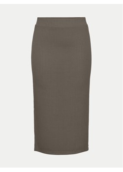 Pieces Spódnica ołówkowa 17101527 Brązowy Slim Fit ze sklepu MODIVO w kategorii Spódnice - zdjęcie 181135708