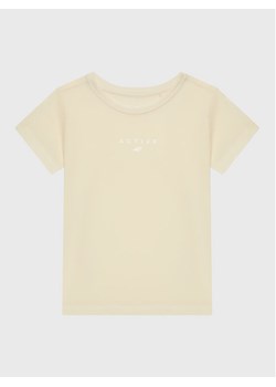 4F T-Shirt HJZ22-JTSD002 Beżowy Regular Fit ze sklepu MODIVO w kategorii Bluzki dziewczęce - zdjęcie 181135746
