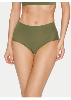 Chantelle Figi klasyczne z wysokim stanem Soft Stretch C26470 Zielony ze sklepu MODIVO w kategorii Majtki damskie - zdjęcie 181135865