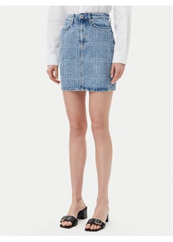 Karl Lagerfeld Jeans Spódnica jeansowa A2W12013 Niebieski Regular Fit ze sklepu MODIVO w kategorii Spódnice - zdjęcie 181135908