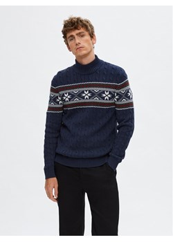 Selected Homme Golf 16081554 Granatowy Regular Fit ze sklepu MODIVO w kategorii Swetry męskie - zdjęcie 181135927