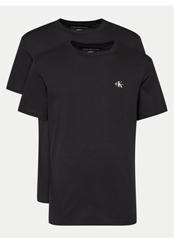 Calvin Klein Jeans Komplet 2 t-shirtów J30J320199 Czarny Regular Fit ze sklepu MODIVO w kategorii T-shirty męskie - zdjęcie 181136006