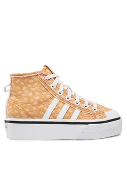 adidas Sneakersy Disney Nizza Platform Mid GZ1657 Pomarańczowy ze sklepu MODIVO w kategorii Trampki damskie - zdjęcie 181136096