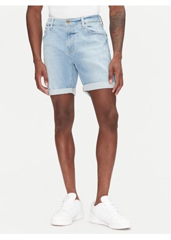 Lee Szorty jeansowe Rider 112363926 Niebieski Slim Fit ze sklepu MODIVO w kategorii Spodenki męskie - zdjęcie 181136107