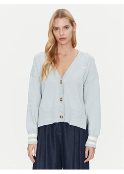 Guess Jeans Kardigan W4BR81 Z3HM1 Błękitny Regular Fit ze sklepu MODIVO w kategorii Swetry damskie - zdjęcie 181136207