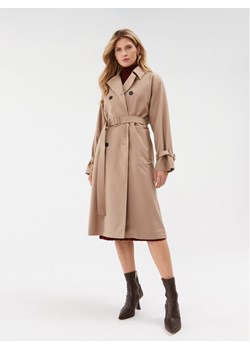 Weekend Max Mara Trencz Candida 2350260139 Khaki Regular Fit - id: 0000303174354 - marki Max Mara - 181136326 Weekend Max Mara Trencz Candida 2350260139 Khaki Regular Fit ze sklepu MODIVO w kategorii Płaszcze damskie - zdjęcie 181136326