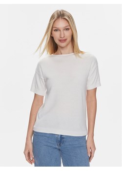 United Colors Of Benetton T-Shirt 103CD102M Biały Regular Fit ze sklepu MODIVO w kategorii Bluzki damskie - zdjęcie 181136399
