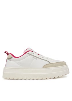 HUGO Sneakersy Lyssa Tenn 50536343 Biały - id: 0000304957680 - marki Hugo Boss - 181136496 HUGO Sneakersy Lyssa Tenn 50536343 Biały ze sklepu MODIVO w kategorii Buty sportowe damskie - zdjęcie 181136496