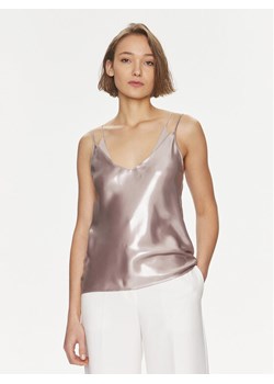 Boss Top Besatie 50512748 Brązowy Regular Fit ze sklepu MODIVO w kategorii Bluzki damskie - zdjęcie 181136597