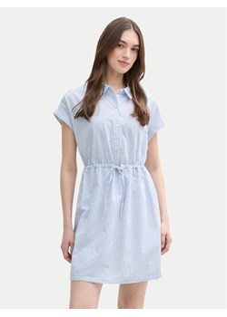 Tom Tailor Denim Sukienka koszulowa 1045766 Niebieski Regular Fit ze sklepu MODIVO w kategorii Sukienki - zdjęcie 181136688