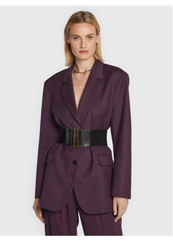 Patrizia Pepe Marynarka 8S0442/A106-M424 Fioletowy Oversize ze sklepu MODIVO w kategorii Marynarki damskie - zdjęcie 181136726