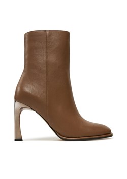 MICHAEL Michael Kors Botki Kelsea Leather Boot 40F4KLHE5L Brązowy ze sklepu MODIVO w kategorii Botki - zdjęcie 181136727