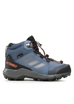 adidas Trekkingi Terrex Mid GORE-TEX Hiking Shoes IF5704 Niebieski ze sklepu MODIVO w kategorii Buty trekkingowe dziecięce - zdjęcie 181136729