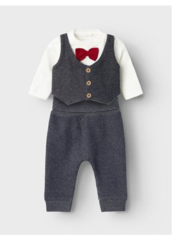 NAME IT Komplet body i spodnie 13223335 Niebieski Regular Fit ze sklepu MODIVO w kategorii Ubranka do chrztu - zdjęcie 181136837