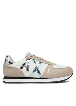 Armani Exchange Sneakersy XDX031 XV137 U421 Écru ze sklepu MODIVO w kategorii Buty sportowe damskie - zdjęcie 181136839