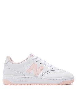 New Balance Sneakersy BBW80WPK Biały ze sklepu MODIVO w kategorii Buty sportowe damskie - zdjęcie 181136896