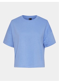 Pieces T-Shirt Chilli Summer 17118870 Niebieski Loose Fit ze sklepu MODIVO w kategorii Bluzki damskie - zdjęcie 181137015