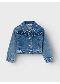 NAME IT Kurtka jeansowa Emma 13226505 Niebieski Regular Fit ze sklepu MODIVO w kategorii Kombinezony i kurtki - zdjęcie 181137016