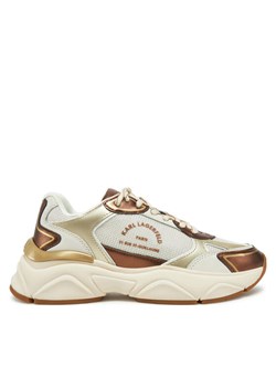 KARL LAGERFELD Sneakersy Komet KL65638M Złoty ze sklepu MODIVO w kategorii Buty sportowe damskie - zdjęcie 181137019