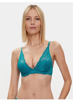 Calvin Klein Underwear Biustonosz z fiszbiną 000QF6396E Zielony ze sklepu MODIVO w kategorii Biustonosze - zdjęcie 181137359