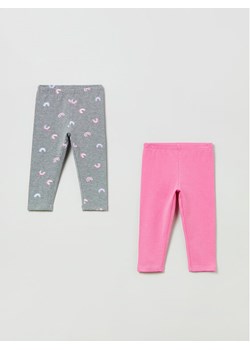 OVS Komplet 2 par legginsów 1698430 Kolorowy Slim Fit ze sklepu MODIVO w kategorii Legginsy niemowlęce - zdjęcie 181137446