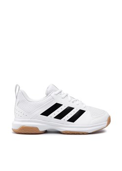 adidas Buty halowe Ligra 7 W FZ4660 Biały ze sklepu MODIVO w kategorii Buty sportowe damskie - zdjęcie 181137457