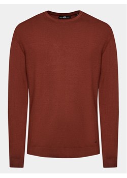 Petrol Industries Sweter M-3030-KWR002 Bordowy Regular Fit ze sklepu MODIVO w kategorii Swetry męskie - zdjęcie 181137458