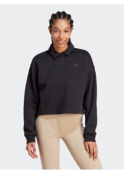 adidas Bluza All SZN Fleece Graphic IL1514 Czarny Loose Fit ze sklepu MODIVO w kategorii Bluzy damskie - zdjęcie 181137598