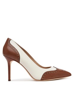 LAUREN RALPH LAUREN Szpilki Lynden 802904318002 Biały ze sklepu MODIVO w kategorii Czółenka - zdjęcie 181137776