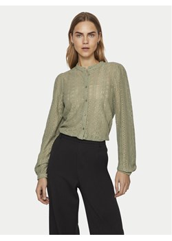Vila Koszula Chikka 14082977 Zielony Regular Fit ze sklepu MODIVO w kategorii Koszule damskie - zdjęcie 181137778
