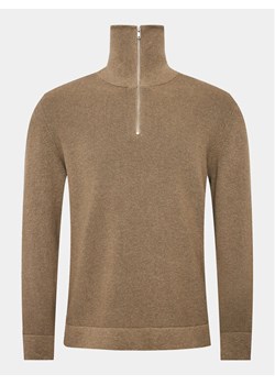 Lindbergh Sweter 30-800193 Brązowy Relaxed Fit ze sklepu MODIVO w kategorii Swetry męskie - zdjęcie 181137825