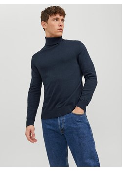 Jack&Jones Golf 12157417 Granatowy Regular Fit ze sklepu MODIVO w kategorii Swetry męskie - zdjęcie 181138009