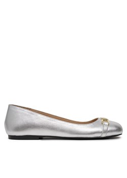 LOVE MOSCHINO Baleriny JA11011G1MIF090B Srebrny ze sklepu MODIVO w kategorii Balerinki - zdjęcie 181138039