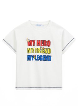Original Marines T-Shirt DFP2077CM Biały Regular Fit ze sklepu MODIVO w kategorii T-shirty chłopięce - zdjęcie 181138087
