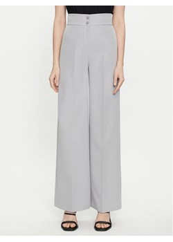 Maryley Spodnie materiałowe 24EB680/43LU Szary Wide Leg ze sklepu MODIVO w kategorii Spodnie damskie - zdjęcie 181138178