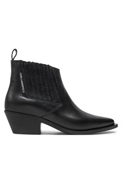 KARL LAGERFELD Botki KL33244 Czarny ze sklepu MODIVO w kategorii Botki - zdjęcie 181138179