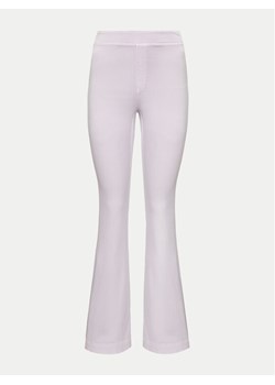 Deha Spodnie materiałowe D02557 Fioletowy Slim Fit ze sklepu MODIVO w kategorii Spodnie damskie - zdjęcie 181138388