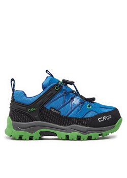 CMP Trekkingi Kids Rigel Low Trekking Wp 3Q54554 Niebieski ze sklepu MODIVO w kategorii Buty trekkingowe dziecięce - zdjęcie 181138519